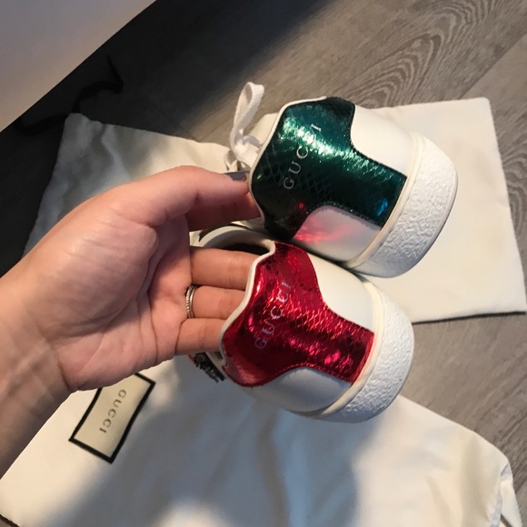 Gucci Shoes - 【sold】Gucci heart dagger ace sneakers 39.5